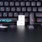 104+24 Night Ninja XDA Keycaps Set PBT Dye Sublimation ANSI ISO Layout for GK61 64 68 84 87 104 108